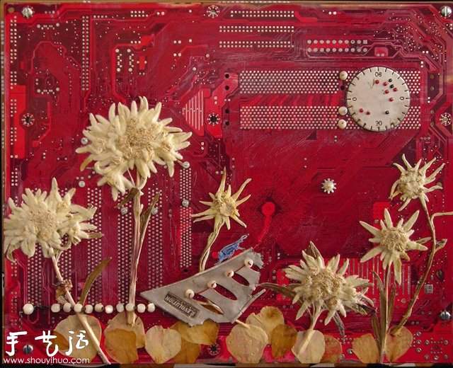 电子垃圾DIY环保艺术画(图4) 电子垃圾DIY环保艺术画(图4)