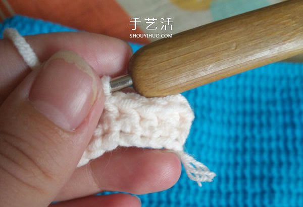 宝宝背带裤编织图解 钩针编织儿童毛线背带裤(图7)
