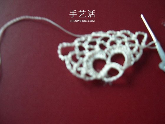 镂空披肩的钩织方法 钩针编织清凉披肩图解(图5)