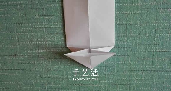 简单现代兵器折纸教程 可爱小坦克的折法图解(图7)