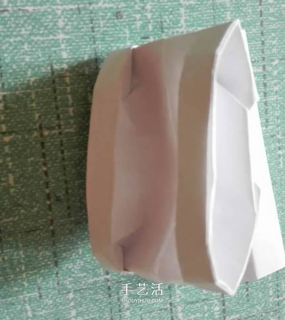 简单现代兵器折纸教程 可爱小坦克的折法图解(图20)
