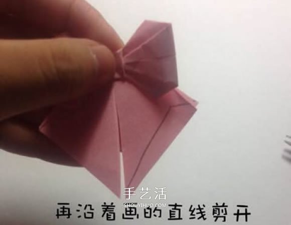 折纸蝴蝶结的步骤和图解 简单的蝴蝶结怎么折(图12)