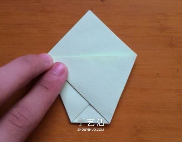 简单的小动物手偶折纸 做出可爱的猫咪手偶(图2)