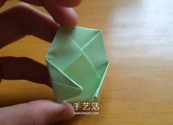 简单的小动物手偶折纸 做出可爱的猫咪手偶(图6)