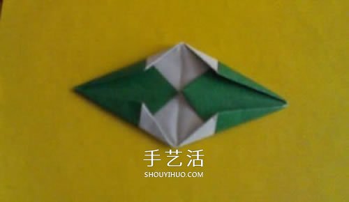 粽子的折法图解简单 纸粽子怎么折的教程(图9) 粽子的折法图解简单 纸粽子怎么折的教程(图9)