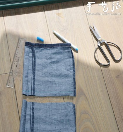 旧牛仔裤手工DIY“小狮子背包”(图2) 旧牛仔裤手工DIY“小狮子背包”(图2)