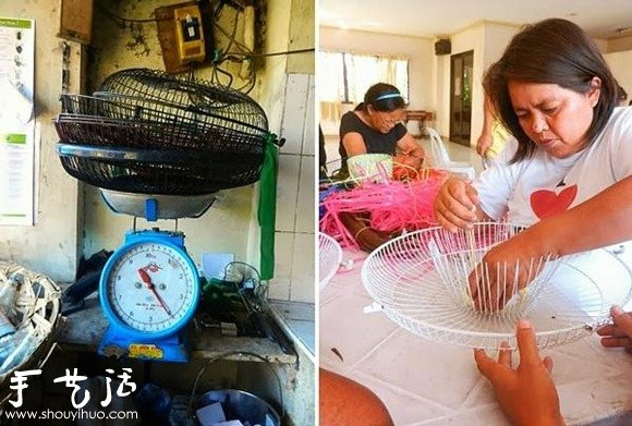 旧风扇手工制作灯具 既环保又能增加收入(图3) 旧风扇手工制作灯具 既环保又能增加收入(图3)