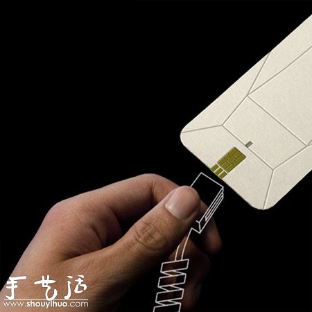 创意立体折纸电话(图1) 创意立体折纸电话(图1)