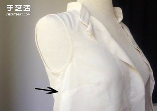 宽大旧衬衫改裙子的方法 旧衬衫改造裙子DIY(图3) 宽大旧衬衫改裙子的方法 旧衬衫改造裙子DIY(图3)