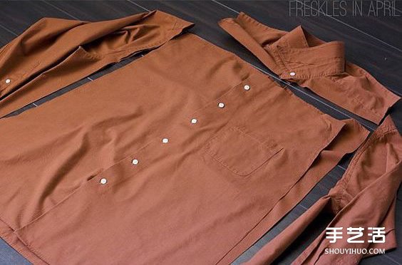 旧衣服改造连衣短裙图解教程 简约时尚又简单(图4) 旧衣服改造连衣短裙图解教程 简约时尚又简单(图4)