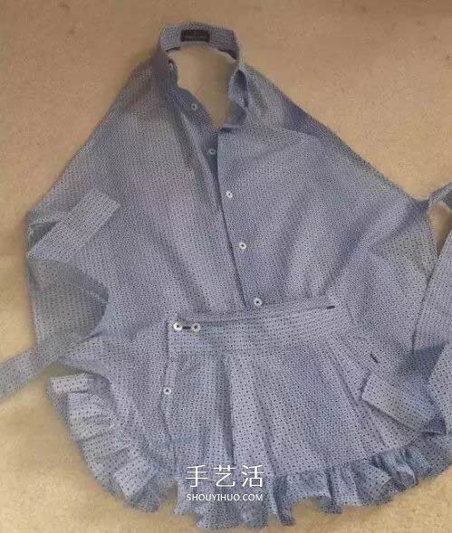 旧衣服改造围裙步骤图解 这样的小妙招别错过!(图5) 旧衣服改造围裙步骤图解 这样的小妙招别错过!(图5)