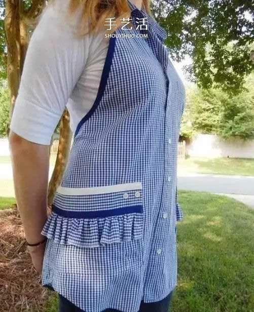 旧衣服改造围裙步骤图解 这样的小妙招别错过!(图9) 旧衣服改造围裙步骤图解 这样的小妙招别错过!(图9)