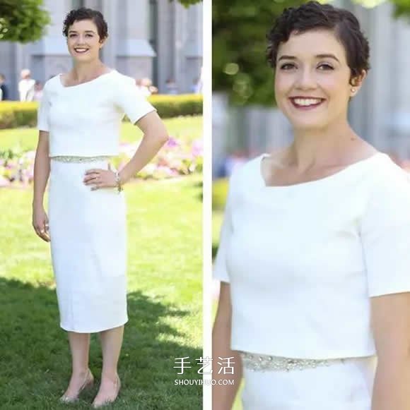心灵手巧!爸爸的旧衬衫改造成女儿漂亮裙子(图9) 心灵手巧!爸爸的旧衬衫改造成女儿漂亮裙子(图9)