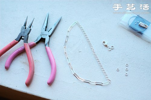 旧衬衫改造手工DIY水晶折领衬衣(图5) 旧衬衫改造手工DIY水晶折领衬衣(图5)