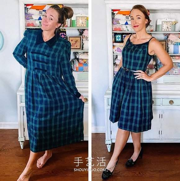 她将过时的旧货店礼服改造成时髦的连衣裙(图3) 她将过时的旧货店礼服改造成时髦的连衣裙(图3)