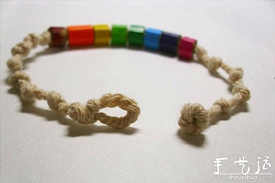 铅笔头DIY田园旧手链(图2) 铅笔头DIY田园旧手链(图2)