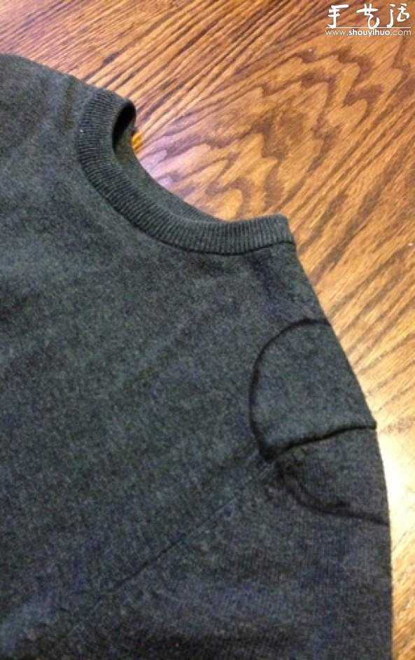 毛衣旧物改造 DIY露肩时尚潮款(图3) 毛衣旧物改造 DIY露肩时尚潮款(图3)