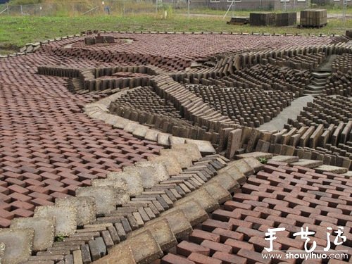用砖头DIY的地毯(图2)
