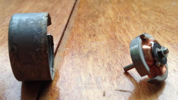 用旧马达DIY制作酷炫陀螺的方法教程(图6) 用旧马达DIY制作酷炫陀螺的方法教程(图6)