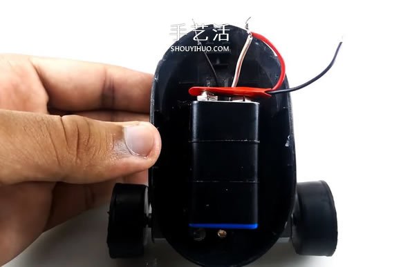 旧鼠标手工制作电动玩具车的教程(图10) 旧鼠标手工制作电动玩具车的教程(图10)