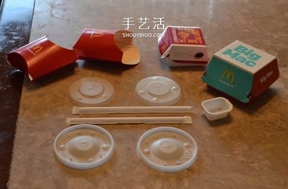 麦当劳包装盒废物利用 手工制作酷炫赛车模型(图2) 麦当劳包装盒废物利用 手工制作酷炫赛车模型(图2)