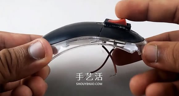 旧鼠标手工制作电动玩具车的教程(图11) 旧鼠标手工制作电动玩具车的教程(图11)