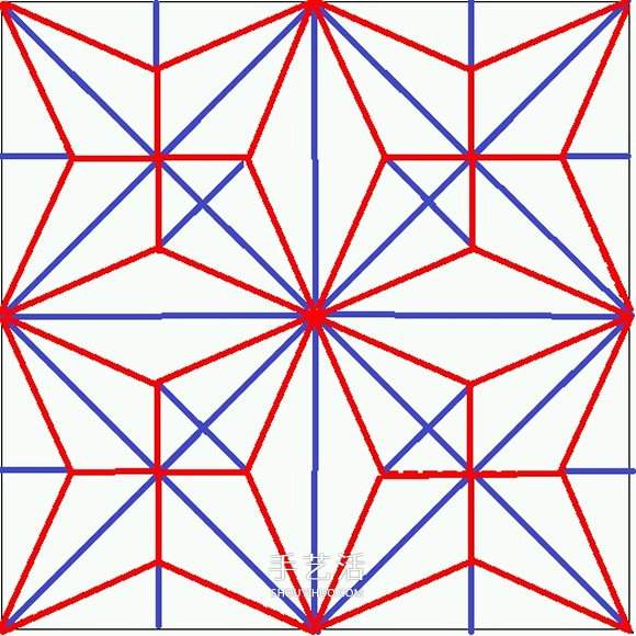 手工篝火的折纸方法 怎么折纸火焰图解教程(图2)