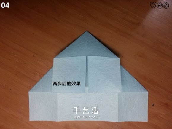 卡通天使的折纸教程 手工折可爱的天使图解(图5)