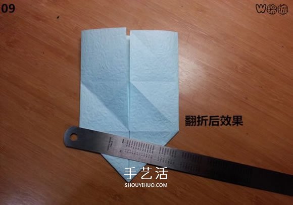 卡通天使的折纸教程 手工折可爱的天使图解(图9)
