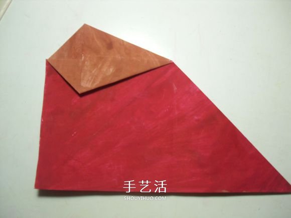 手工篝火的折纸方法 怎么折纸火焰图解教程(图7)