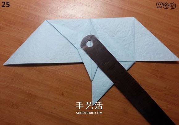 卡通天使的折纸教程 手工折可爱的天使图解(图22)