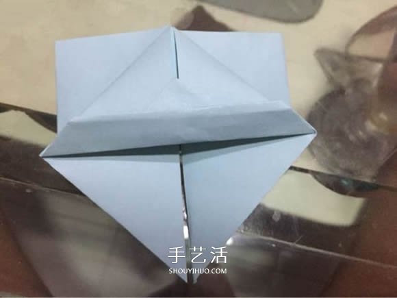 手工乌纱帽的折法图解 古代官帽怎么折步骤(图7)