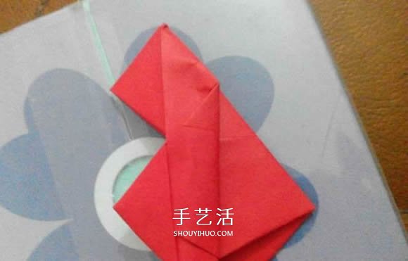 怎么折纸兔子鞋的过程 手工兔子鞋子的折法(图13)