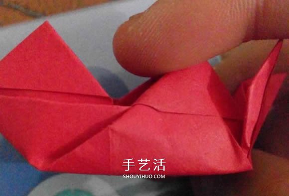怎么折纸兔子鞋的过程 手工兔子鞋子的折法(图17)