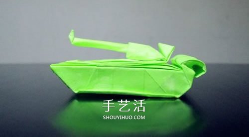 手工折纸坦克图解教程 坦克怎么折的详细步骤(图2) 手工折纸坦克图解教程 坦克怎么折的详细步骤(图2)