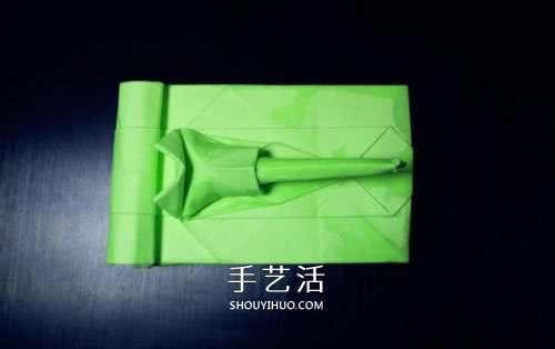 手工折纸坦克图解教程 坦克怎么折的详细步骤(图3) 手工折纸坦克图解教程 坦克怎么折的详细步骤(图3)