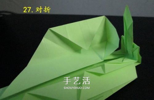 手工折纸坦克图解教程 坦克怎么折的详细步骤(图26) 手工折纸坦克图解教程 坦克怎么折的详细步骤(图26)