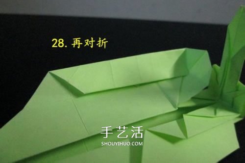 手工折纸坦克图解教程 坦克怎么折的详细步骤(图27) 手工折纸坦克图解教程 坦克怎么折的详细步骤(图27)