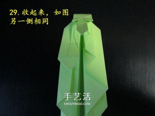 手工折纸坦克图解教程 坦克怎么折的详细步骤(图28) 手工折纸坦克图解教程 坦克怎么折的详细步骤(图28)