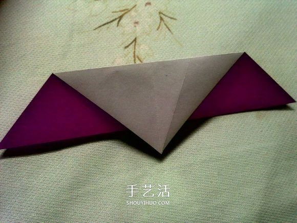 萌神折纸教程 可爱立体大白的折法图解步骤(图5) 萌神折纸教程 可爱立体大白的折法图解步骤(图5)
