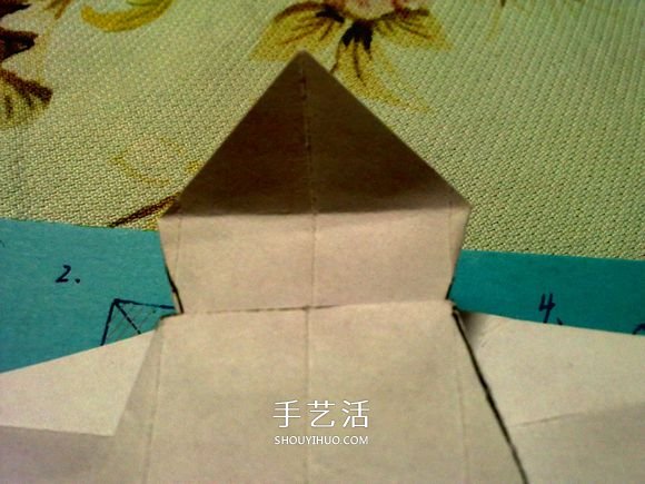 萌神折纸教程 可爱立体大白的折法图解步骤(图18) 萌神折纸教程 可爱立体大白的折法图解步骤(图18)