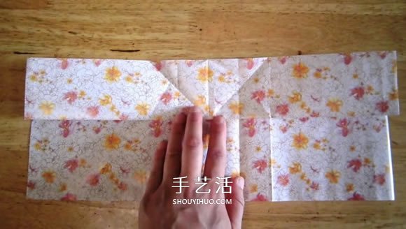 端午节手工制作 折纸粽子的折法详细步骤图(图23) 端午节手工制作 折纸粽子的折法详细步骤图(图23)