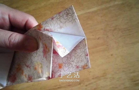 端午节手工制作 折纸粽子的折法详细步骤图(图35) 端午节手工制作 折纸粽子的折法详细步骤图(图35)
