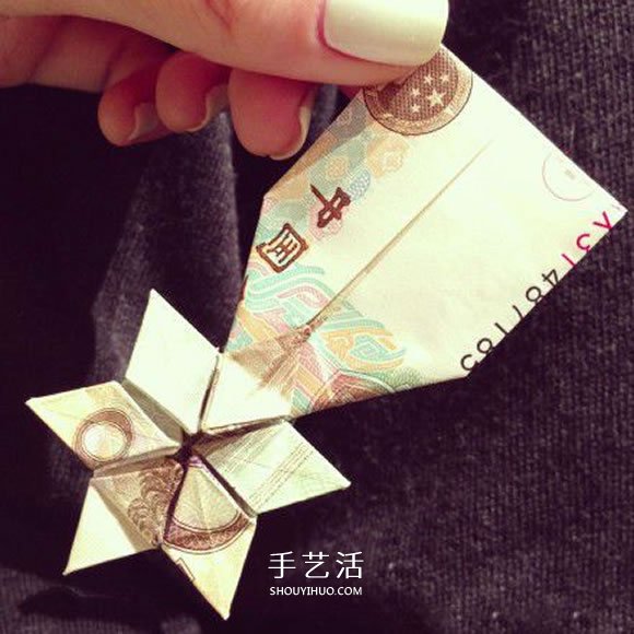 纸币勋章怎么折图解 手工折纸勋章的方法 - 诺云双维造物网