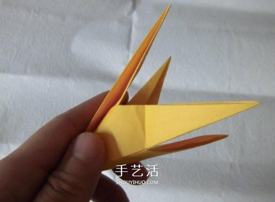 珠光海螺怎么折的教程 手工折纸海螺的步骤图(图14) 珠光海螺怎么折的教程 手工折纸海螺的步骤图(图14)