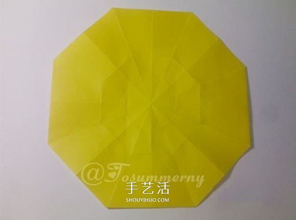 冬日里的暖阳!手工折纸立体太阳的折法图解(图7) 冬日里的暖阳!手工折纸立体太阳的折法图解(图7)