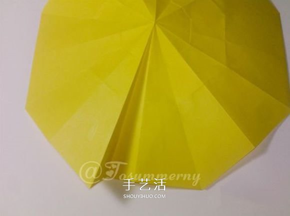 冬日里的暖阳!手工折纸立体太阳的折法图解(图8) 冬日里的暖阳!手工折纸立体太阳的折法图解(图8)