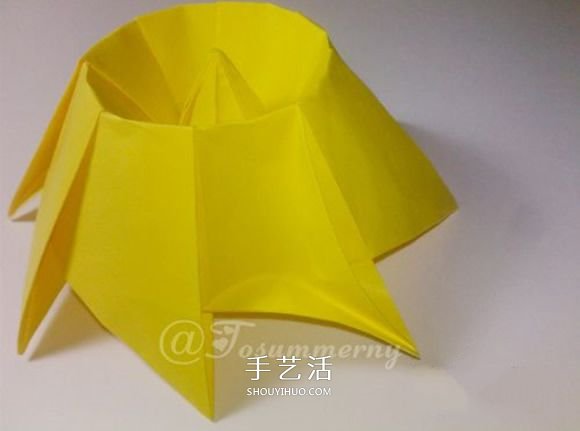 冬日里的暖阳!手工折纸立体太阳的折法图解(图16) 冬日里的暖阳!手工折纸立体太阳的折法图解(图16)