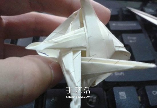 珠光海螺怎么折的教程 手工折纸海螺的步骤图(图29) 珠光海螺怎么折的教程 手工折纸海螺的步骤图(图29)