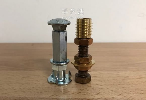 创意紧固件DIY！用螺丝螺帽制作国际象棋(图5)